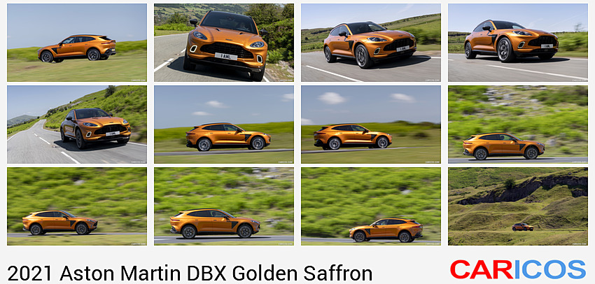 Aston Martin DBX Golden Saffron | 2021MY | Side