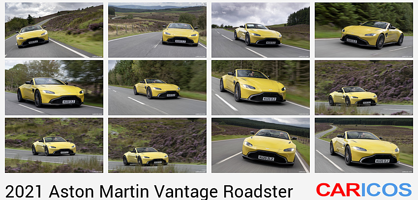 Aston Martin Vantage Roadster | 2021MY | (Color: Yellow Tang) | Front