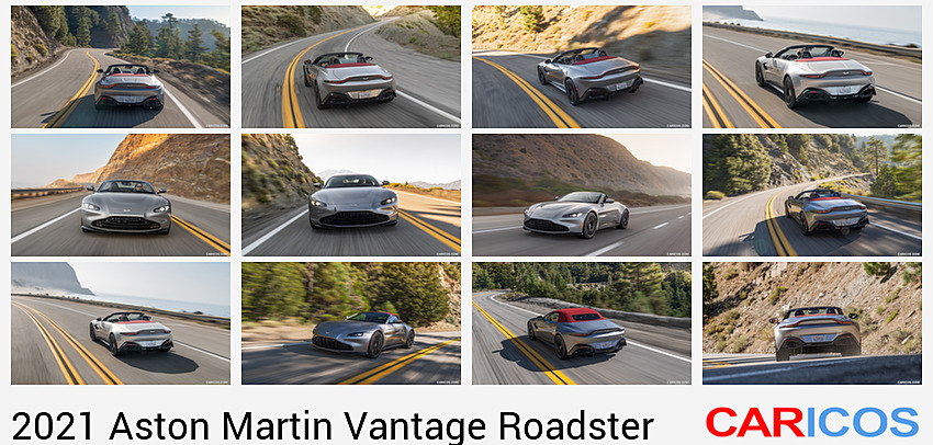 Aston Martin Vantage Roadster | 2021MY | (Color: Spirit Silver; US-Spec) | Rear