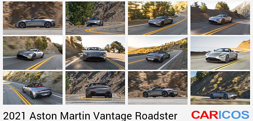 Aston Martin Vantage Roadster | 2021MY | (Color: Spirit Silver; US-Spec) | Side