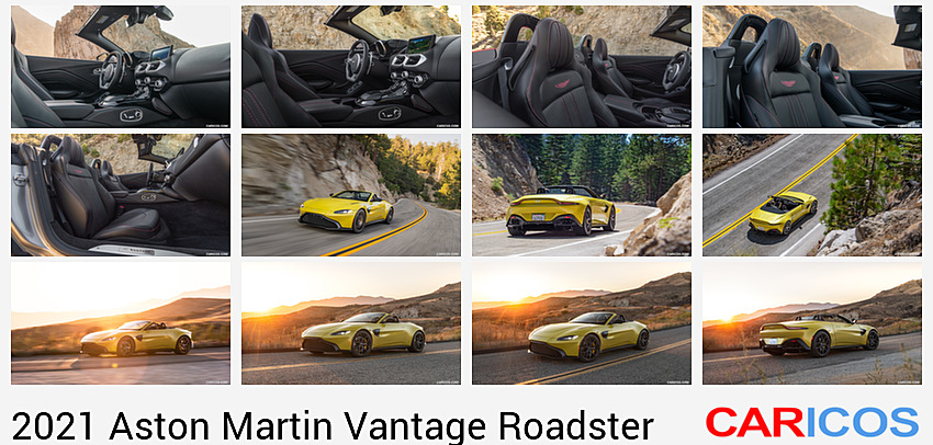 Aston Martin Vantage Roadster | 2021MY | (Color: Spirit Silver; US-Spec) | Interior