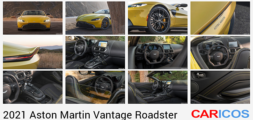 Aston Martin Vantage Roadster | 2021MY | (Color: Yellow Tang; US-Spec) | Front