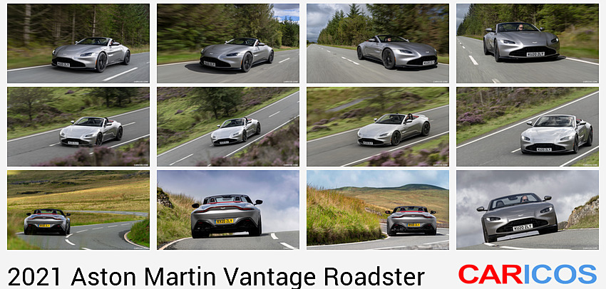 Aston Martin Vantage Roadster | 2021MY | (Color: Spirit Silver) | Front Three-Quarter
