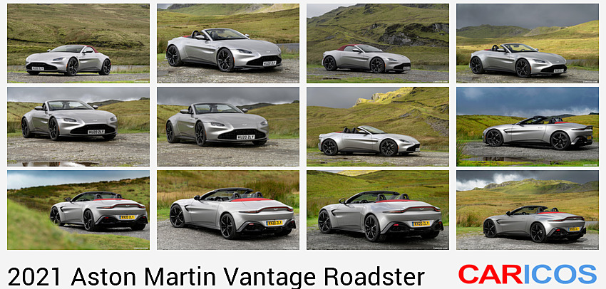 Aston Martin Vantage Roadster | 2021MY | (Color: Spirit Silver) | Front Three-Quarter