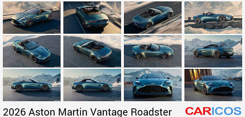 Aston Martin Vantage Roadster | 2026MY | Front Three-Quarter