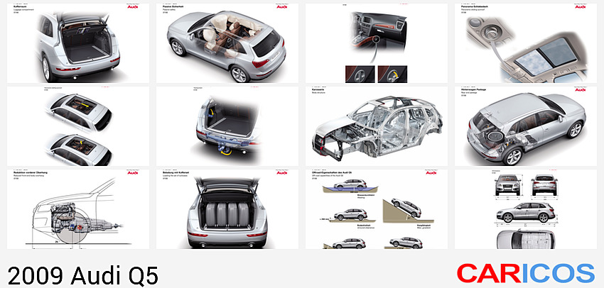 Audi Q5 (2009) Luggage Compartment | 