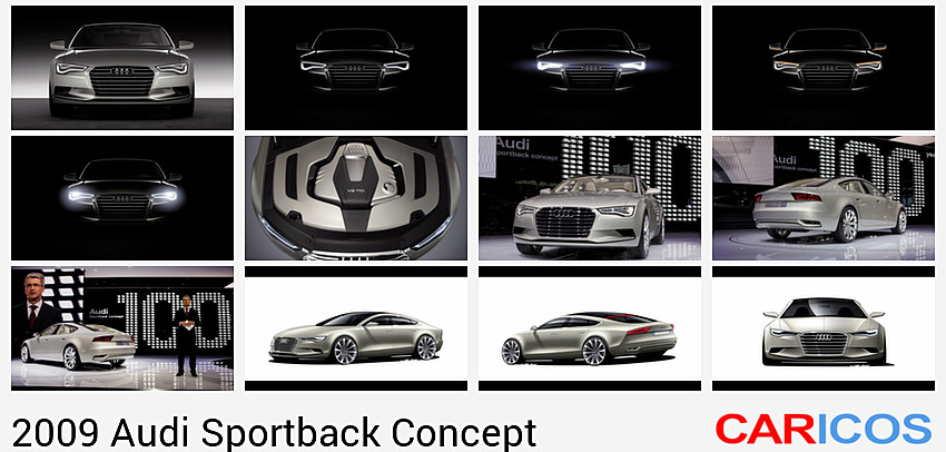 Audi Sportback Concept | 2009MY |   | Front Angle View Photo
