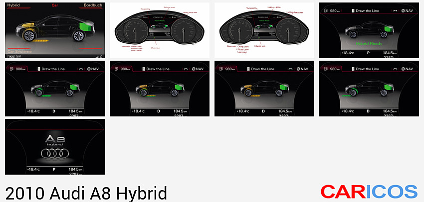 Audi A8 Hybrid | 2010MY | Concept | Onboard Computer