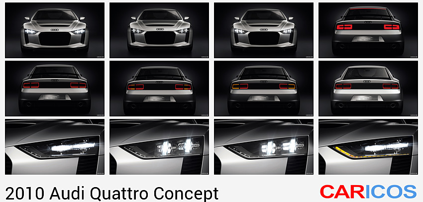 Audi Quattro Concept | 2010MY |   | Front Angle 