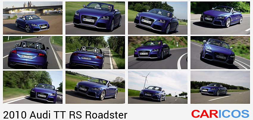 Audi TT RS Roadster | 2010MY | Front Right Quarter View Photo