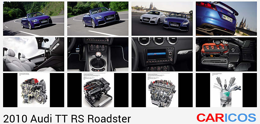 Audi TT RS Roadster | 2010MY | Front Right Quarter View Photo