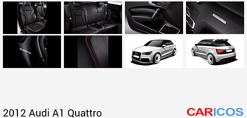 Audi A1 Quattro | 2012MY |   | Interior