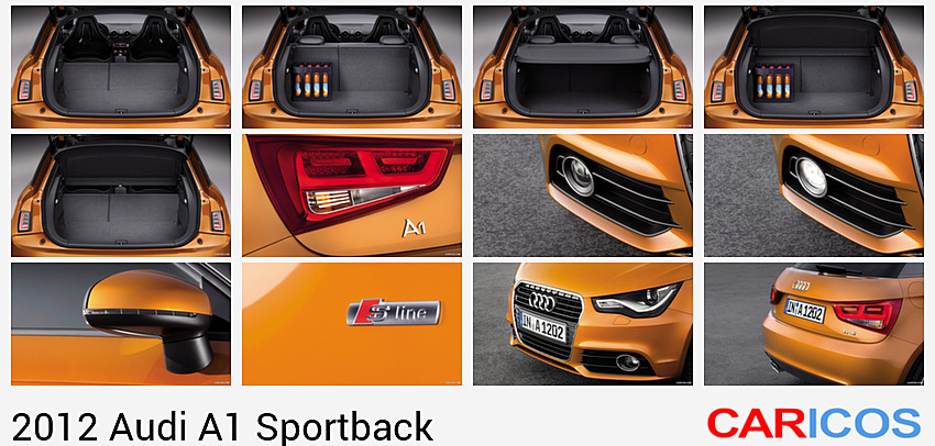 Audi A1 Sportback (2012) Luggage Compartment |