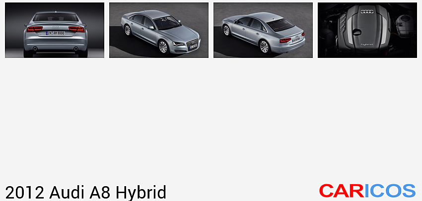 Audi A8 Hybrid | 2012MY |   | Rear