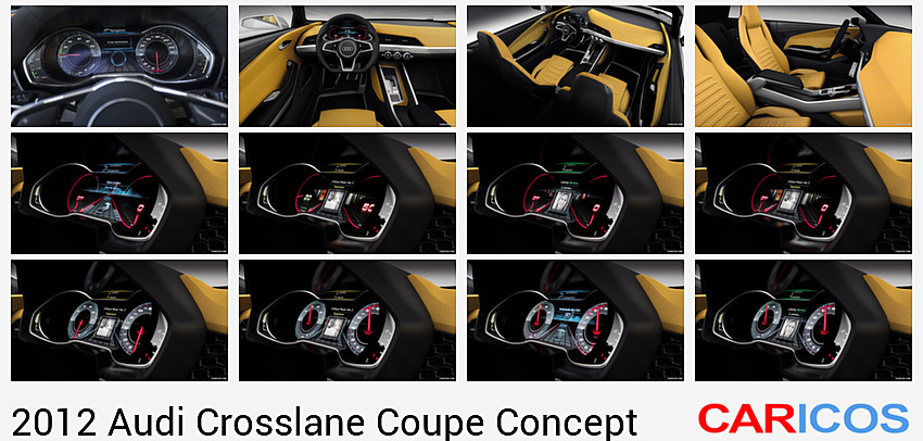 Audi Crosslane Coupe Concept Instrument Cluster | 