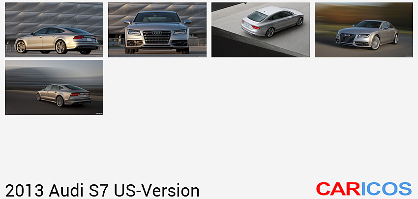 Audi S7 US-Version (2013) Prism Silver | Side