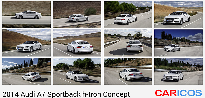 Audi A7 Sportback h-tron Concept | 2014MY | (Color: Ibis White) | Side