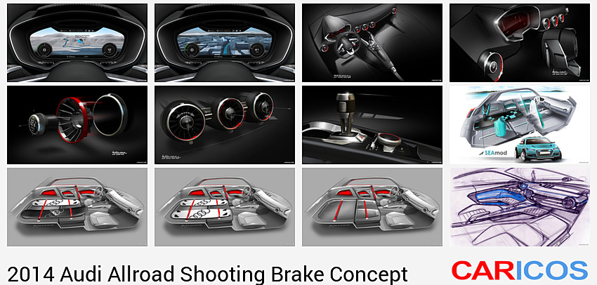 Audi Allroad Shooting Brake Concept (2014)  | Instrument Cluster