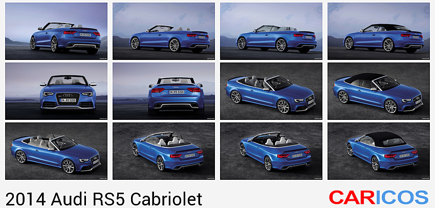 Audi RS5 Cabriolet | 2014MY |  Open Top | Rear