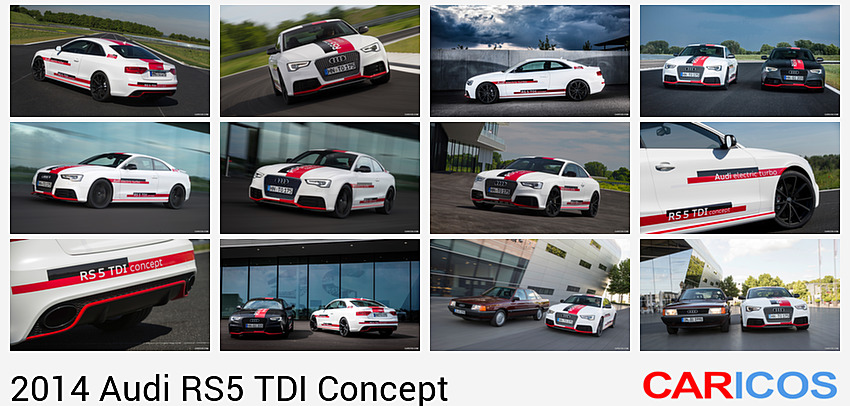 Audi RS5 TDI Concept | 2014MY |  White | Rear