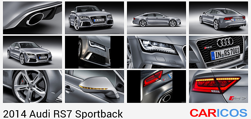 Audi RS7 Sportback | 2014MY |  Daytona Grey | Exhaust | Detail
