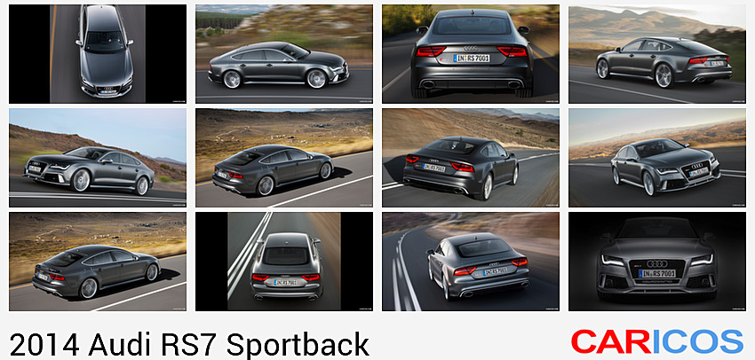 Audi RS7 Sportback | 2014MY |  Daytona Grey Matt | Top