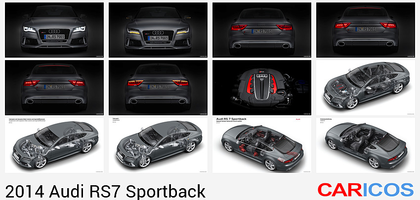 Audi RS7 Sportback | 2014MY |  Daytona Grey Matt | Headlight