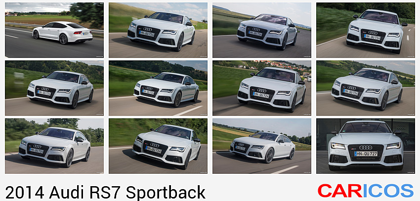 Audi RS7 Sportback | 2014MY |  Suzuka Grey Metallic | Side