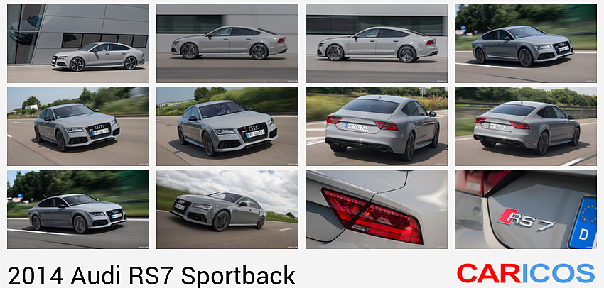 Audi RS7 Sportback | 2014MY |  Nardo Grey | Side