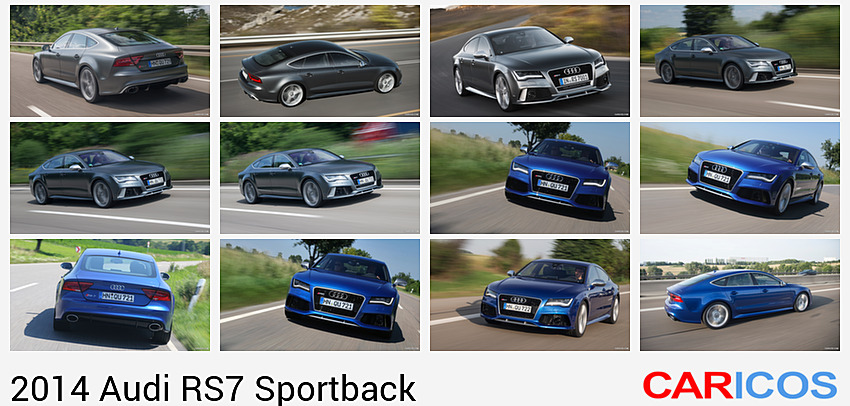 Audi RS7 Sportback | 2014MY |  Daytona Grey Matt | Rear