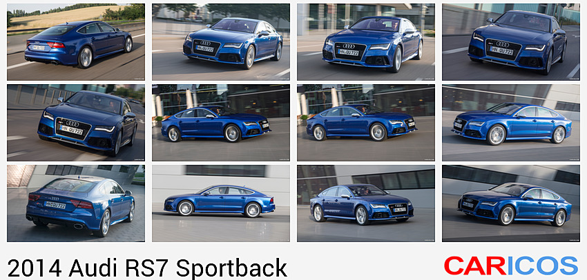 Audi RS7 Sportback | 2014MY |  Estoril Blue | Rear