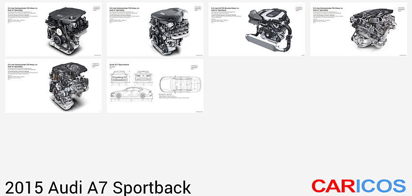 Audi A7 Sportback | 2015MY |  3.0 Liter TDI | 