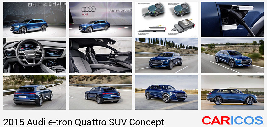 Audi e-tron Quattro SUV Concept | 2015MY | Presentation | Front
