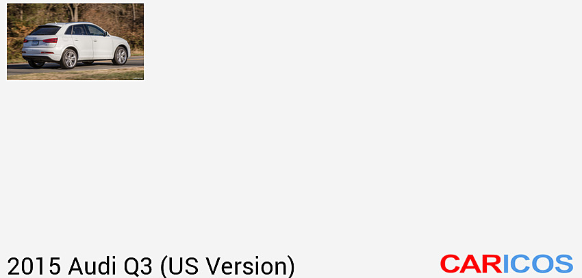 Audi Q3 US Version (2015)  | Rear