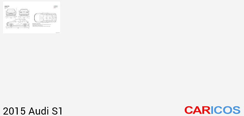 Audi S1 | 2015MY |   | Dimensions