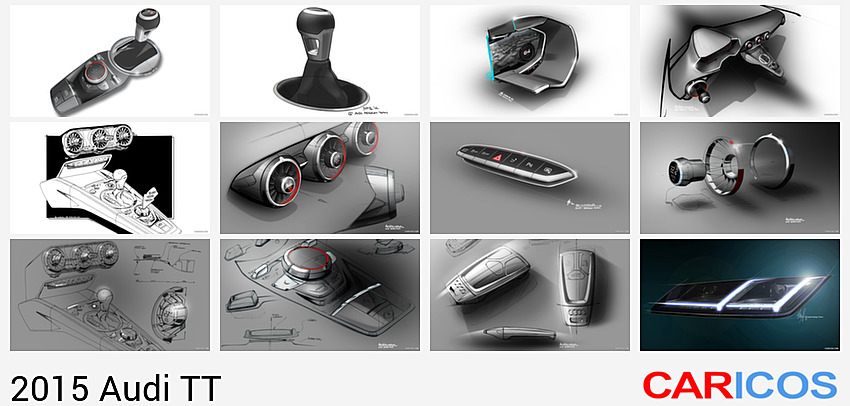Audi TT | 2015MY | Interior Detail | Design Sketch