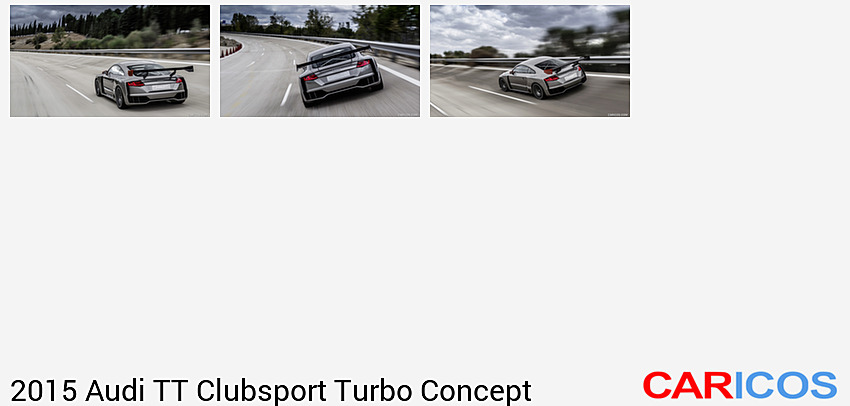Audi TT Clubsport Turbo Concept | 2015MY | Rear