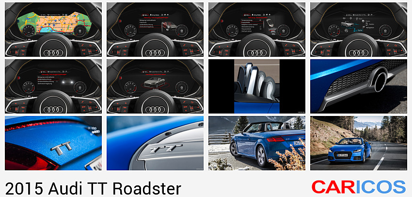 Audi TT Roadster | 2015MY | virtual Cockpit | Interior Detail
