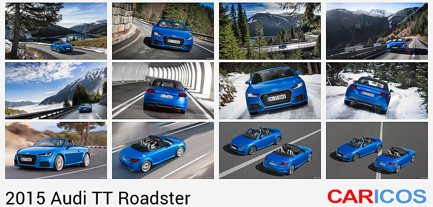 Audi TT Roadster | 2015MY |  (Ara Blue Crystal Effect) | Front