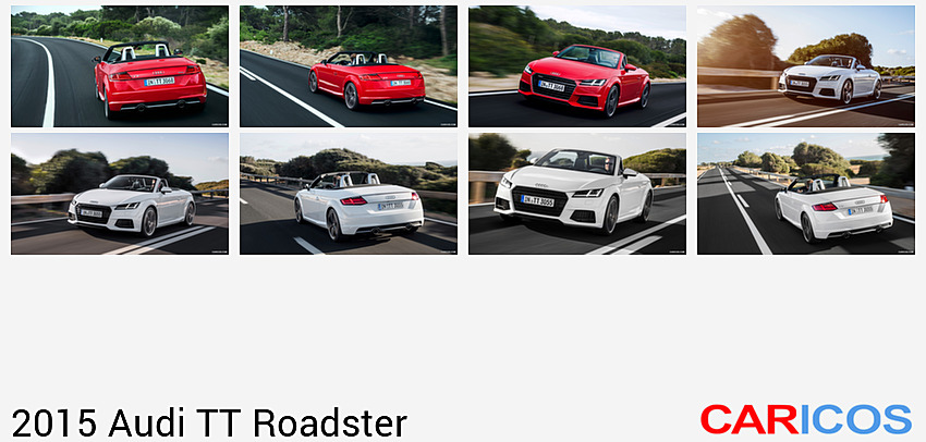 Audi TT Roadster | 2015MY |  (Misano Red) | Rear