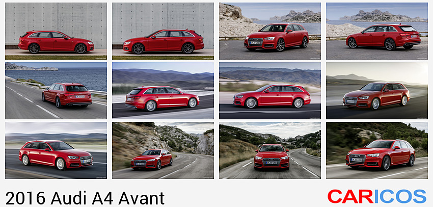 Audi A4 Avant | 2016MY |  3.0 TDI quattro (Tango Red) | Side