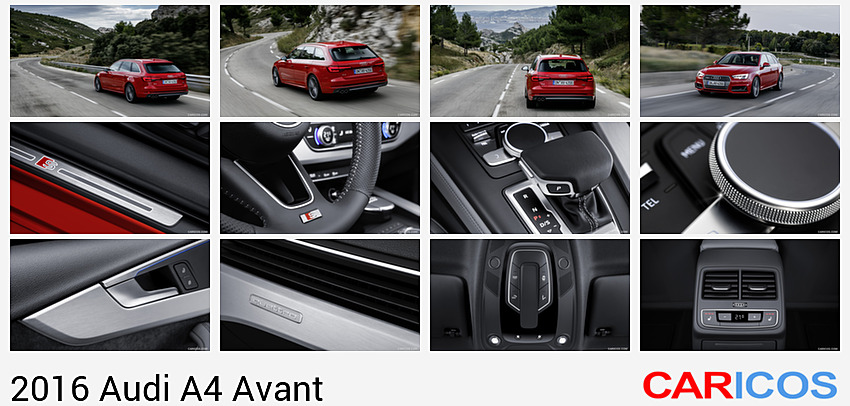 Audi A4 Avant | 2016MY |  3.0 TDI quattro (Tango Red) | Rear
