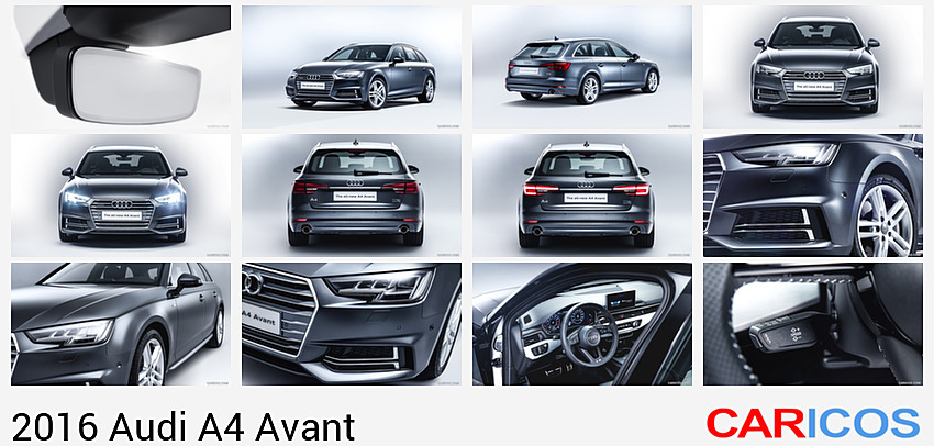 Audi A4 Avant | 2016MY |  3.0 TDI quattro (Tango Red) | Rear View Mirror