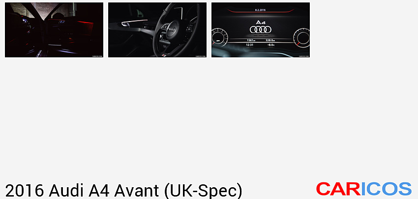 2016 Audi A4 Avant 2.0 TFSI S Line (UK-Spec) | Interior Illumination