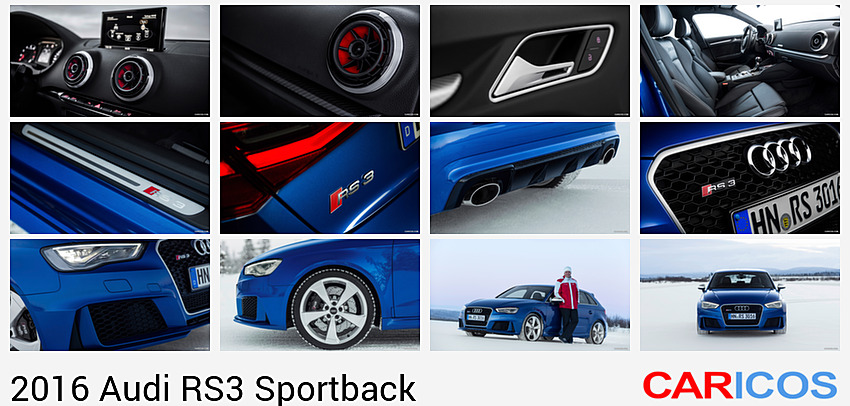 Audi RS3 Sportback | 2016MY |   | Central Console