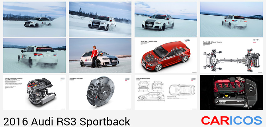 Audi RS3 Sportback | 2016MY | Winter Drive | Front