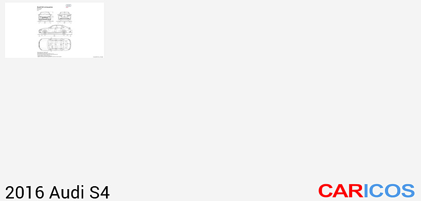 Audi S4 | 2016MY | Dimensions