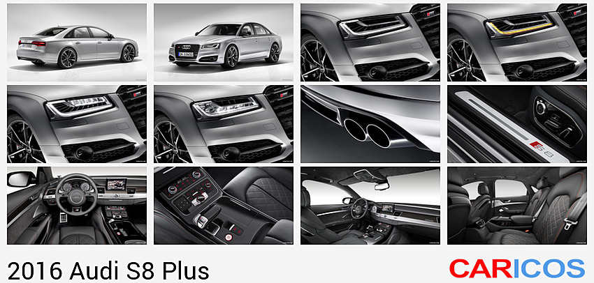 Audi S8 Plus | 2016MY | (Florett Silver matt) | Side