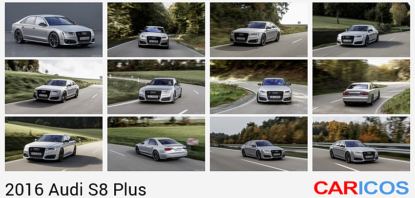 Audi S8 Plus | 2016MY | (Color: Florett Silver Matt) | Front