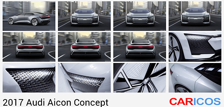 Audi Aicon Concept | 2017MY |  (Color: Augmented White) | Rear Three-Quarter